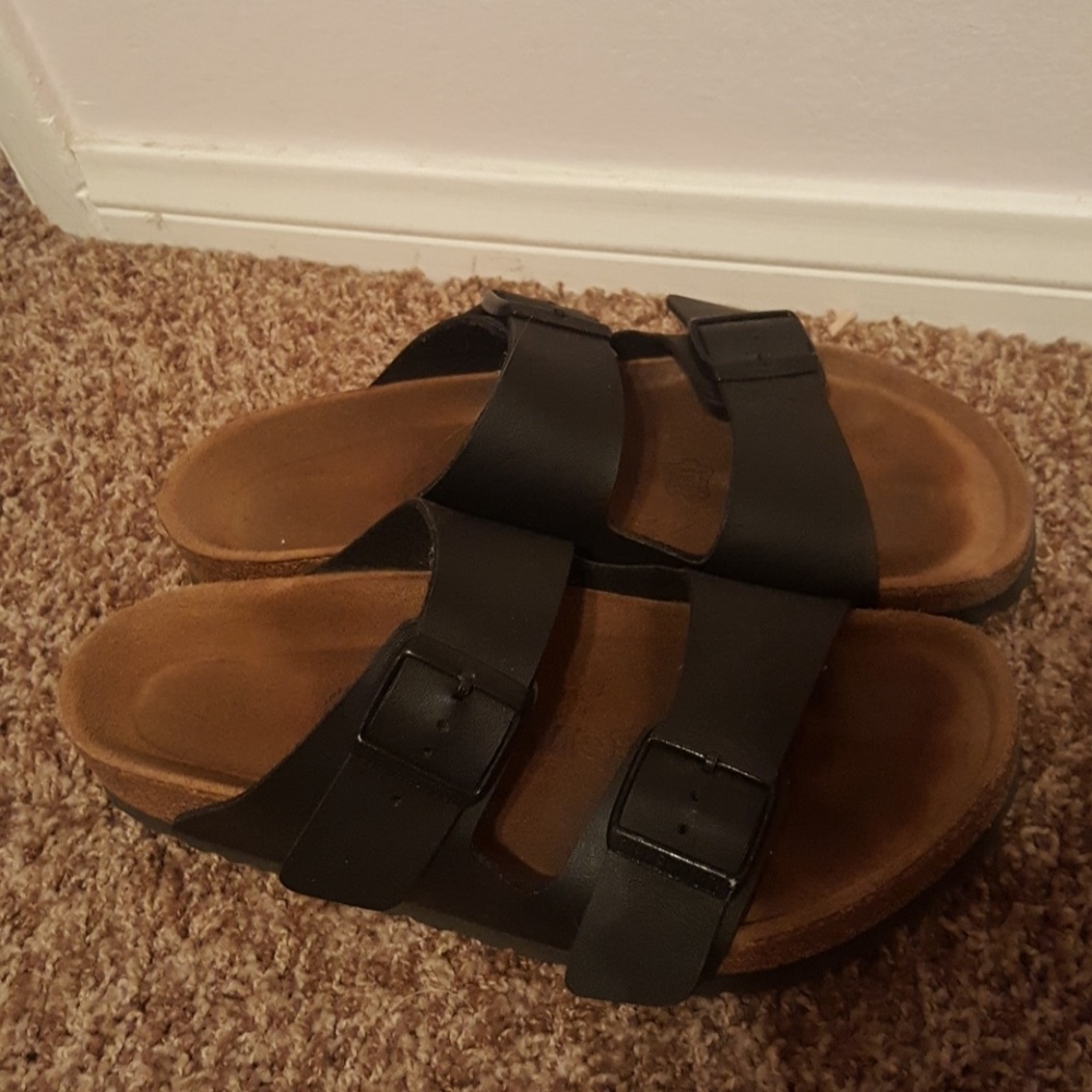 Black Birkenstocks